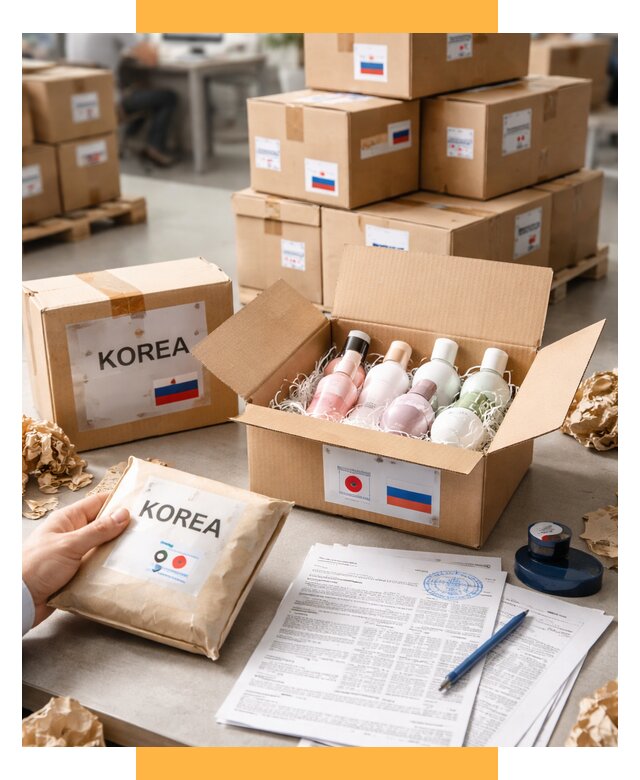 Доставка косметики из Кореи от 8726 р. под ключ | СетСервис-Гкв