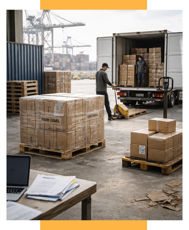 Доставка грузов из Израиля от 15399 р., логистика от СетСервис-Гкв