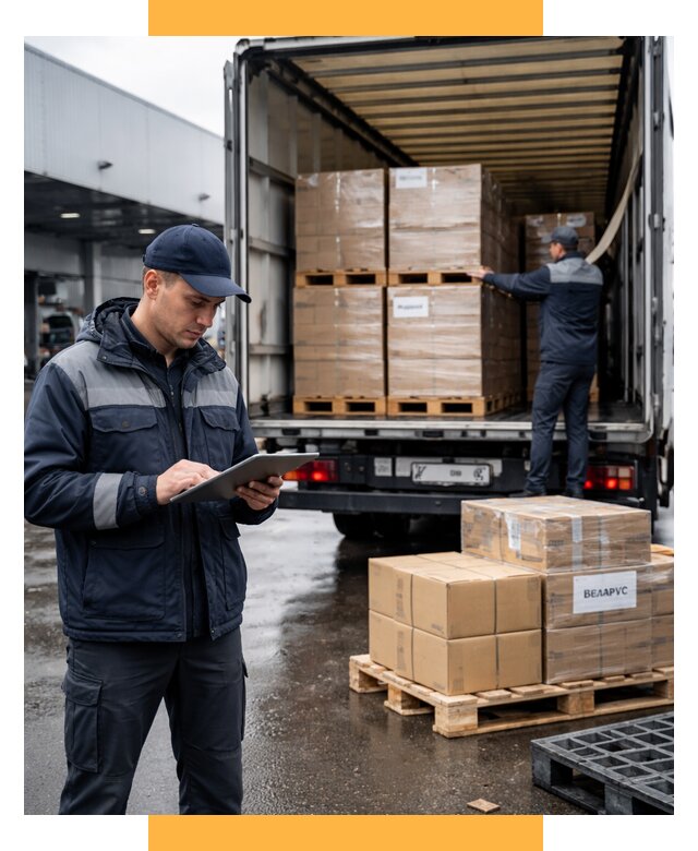 Доставка грузов из Беларуси от 15399 р. логистика СетСервис-Гкв