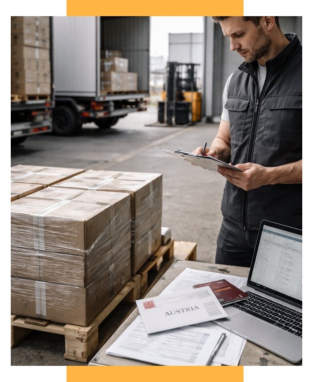 Доставка в Австрию от 66729 р. Логистика и экспорт СетСервис-Гкв