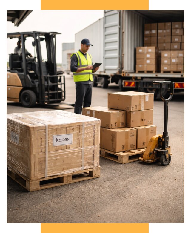 Доставка грузов в Корею из России от 35931 р. | СетСервис-Гкв