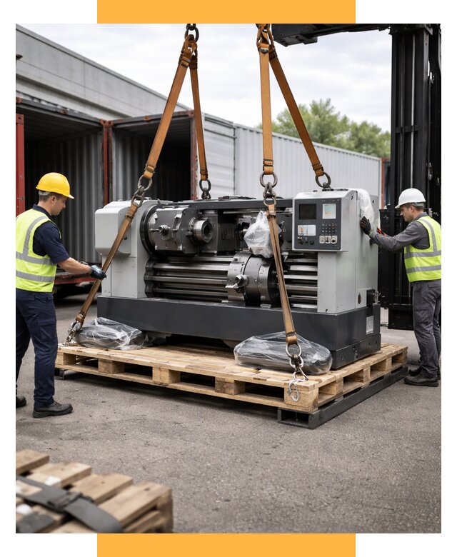 Перевозка станков и таможня от 61596 р. | СетСервис-Гкв логистика