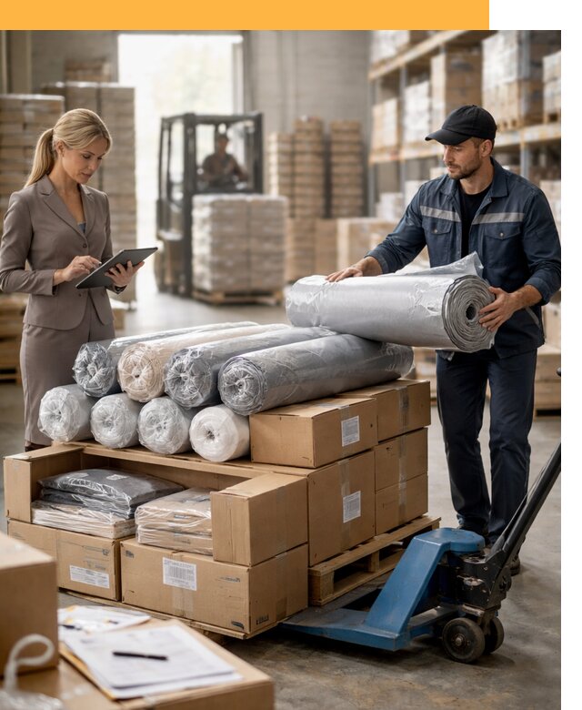 Перевозка текстиля по миру от 15399 руб. с таможней и страхованием