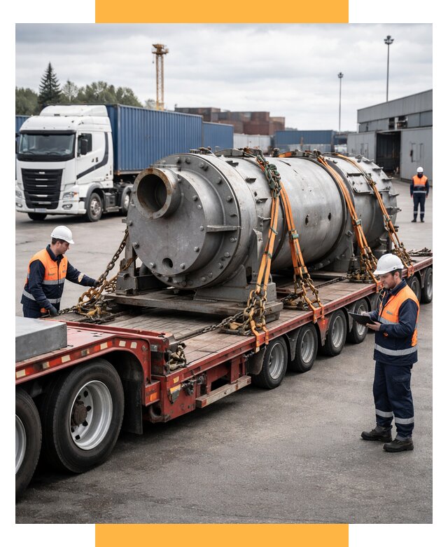 Перевозка тяжеловесных грузов под ключ от 153990 р. | СетСервис-Гкв