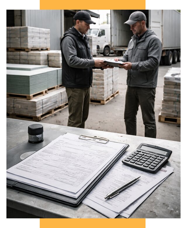 Таможенное оформление стройматериалов от 8726 р. | СетСервис-Гкв